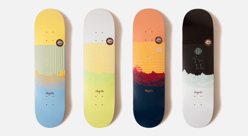 Time series by Magenta Skateboards - Board
